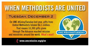 Methodist Giving Tuesday