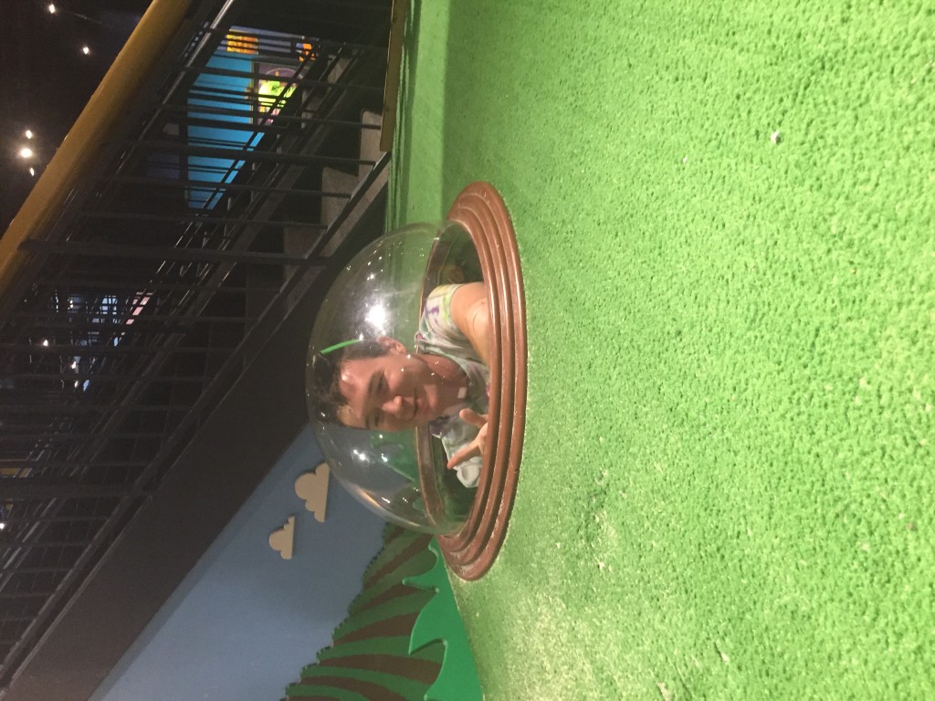 Site Leader Mat demonstrating that The McWane Center is fun for all ages