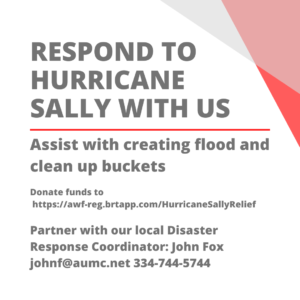 This image lists ways to assist with flood buckets